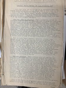 Image of a document showing recollections of Dr Alfred Williams